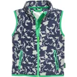 Playshoes Fleece-Weste Sterne-Camouflage grau 98