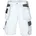 Canvas-Arbeitsshorts Bermuda weiß/grau