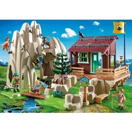 Playmobil Action Kletterfels mit Berghütte 9126