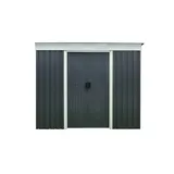 Grindi - Gartenhaus aus Metall, Wetterfest für Rad- & Gartengeräte, Geräteschuppen Mülltonnenbox Fahrradgarage Gartenhaus Gartenschrank - Alnus - 2,3 m2, 110x217x184 - Alnus