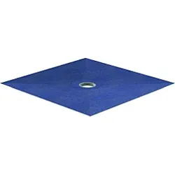 Schedel Multistar plan Duschelement SKR32014 100 x 100 x 4,5 cm, quadratisch, Ablauf mittig