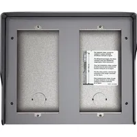 Legrand 350643 4-moduliger Aufputzkasten, 2-reihig