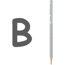 Faber-Castell Bleistift Grip 2001 B silber