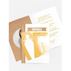 Karten zur Einschulung selbst gestalten mit Spruch und Fotos im Onlinedesigner bei Meine-Kartenmanufaktur.de