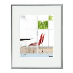 walther + design KS080H,Galeria Kst. Rahmen 060X080 SILBER