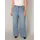 Base Level Curvy BASE LEVEL CURVY, Damen, Gr. 44, Länge 32, blau (light blau), Denim/Jeans, Obermaterial: 98% Baumwolle, 2% Elasthan, unifarben, bequem lang, Jeans, in großen Größen