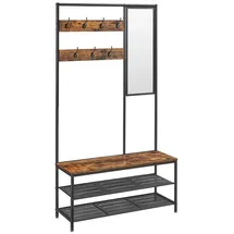 VASAGLE Garderobenständer HSR415B01 Schwarz