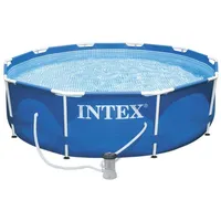 Intex Metal Frame Pool Set 305 x 76 cm inkl. Filterpumpe