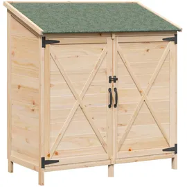 vidaXL Gartenhaus 1,06 x 0,56 m Natur