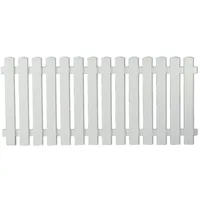 Tetzner & Jentzsch Vorgartenzaun Lightline 180 x 80 cm weiß