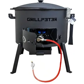 Grillpeter Kazan Ø 50 cm 22 L schwarz