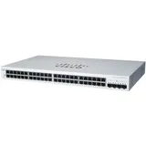 Cisco Switch - 48x10/100/1000 Base-T (RJ45) + 4x10GE SFP+ Uplink Por (52 Ports), Netzwerk Switch, Weiss