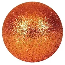 Europalms Dekokugel 3,5cm, kupfer, glitzer 48x