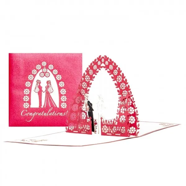 Colognecards Pop-Up Karte Wedding Card Mrs. & Mrs.