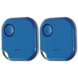 Shelly Bluetooth Schalter u. Dimmer, Blu Button1, Plug&Play, blau, 2er Set
