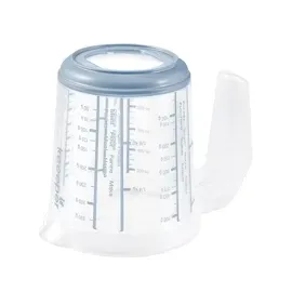 KEEEPER Messkanne mit Anti-Rutsch-Funktion, 1 l, Massimo, Nordic Blue