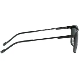 Eschenbach Sonnenbrille TITANFLEX "Modell 824135", Herren, schwarz gun, matt, Sonnenbrillen Sonnenbrille, Form Karree/Soft, Logoschriftzug auf Bügel, Titanflexfassung