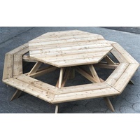 bv-vertrieb Garten-Kindersitzgruppe Kindergarten Sitzgruppe 8 Kinder 80 cm bis 95 cm Körpergröße - (4407)