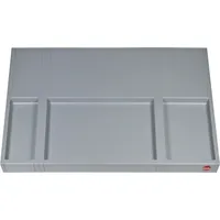 HAILO Multideckel 1109749 Tablarboden 600 mit Unterteilung | grau