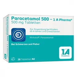 Paracetamol 500-1A Pharma