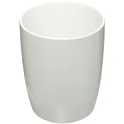 FIVE - Weißes Gefäß aus Keramik und Bambus 1,5L 13,5x17,5cm