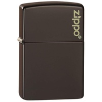 Zippo Brown Matte Zippo Logo Sturmfeuerzeug