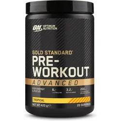 Pre-Workout Advanced Gold Standard Tropical 420 g EINHEITSGRÖSSE