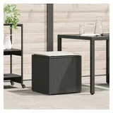 vidaXL Kissenbox mit Speicher 50 x 50 x 50 cm Schwarz