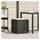 vidaXL Kissenbox mit Speicher 50 x 50 x 50 cm Schwarz