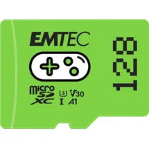Emtec GAMING R100/W50 microSDXC 128GB, UHS-I U3, A1, Class 10 (ECMSDM128GXCU3G)
