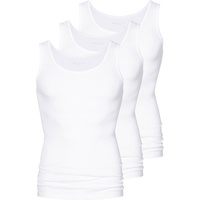 Mey, Herren, Shirt, 3er Pack Casual Cotton Athletic Shirt - Unterhemd, Weiss, (6XL)