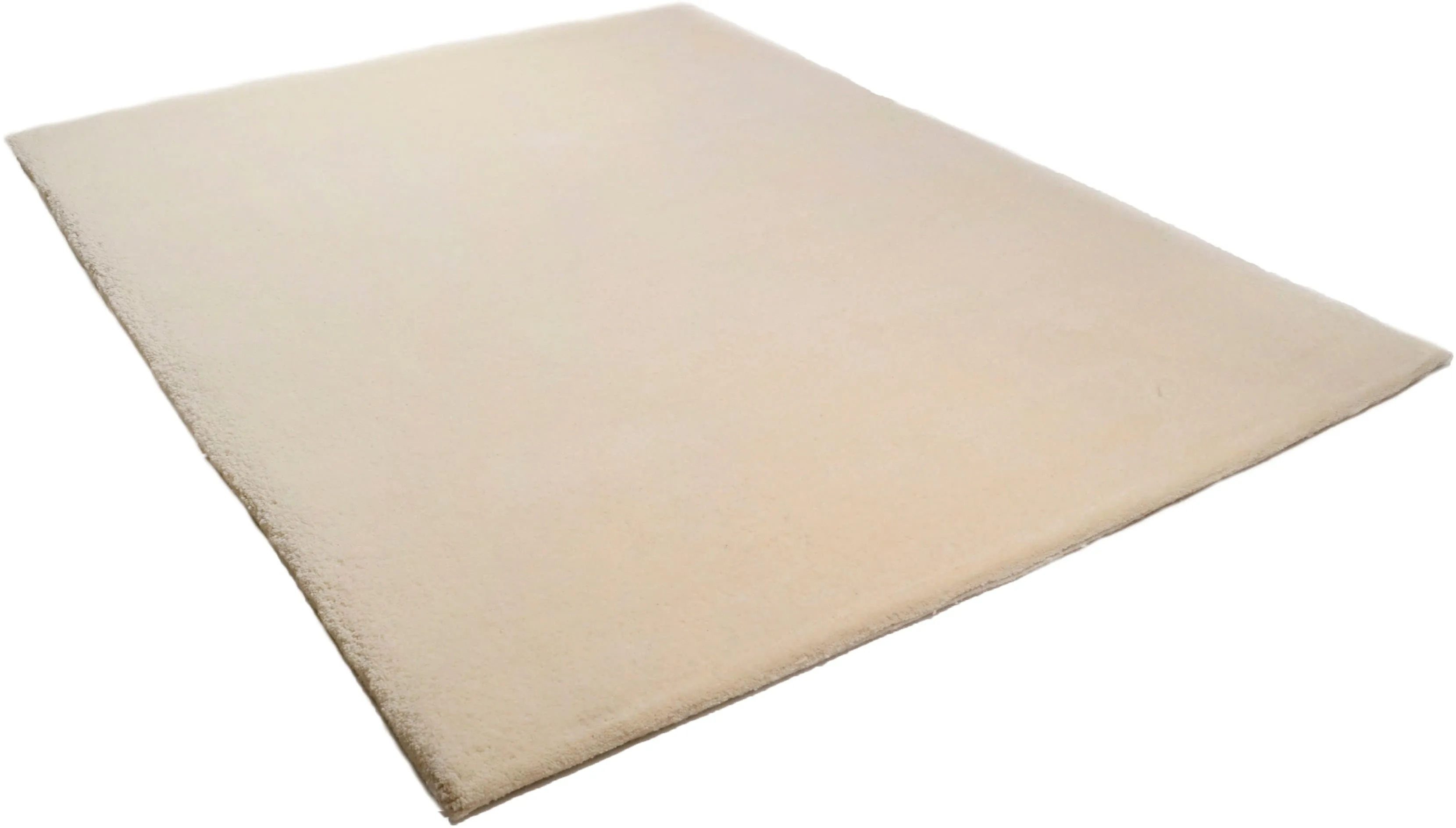 Wollteppich THEKO "Amravati" Teppiche Gr. B/L: 170 cm x 240 cm, 28 mm, 1 St., weiß (wollweiß) Berber-Teppiche echter Berber Teppich, reine Wolle, handgeknüpft, auch als Läufer