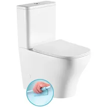 Sapho BELLO RIMLESS Kombi-WC mit WC-Sitz Weiß