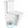 Sapho BELLO RIMLESS Kombi-WC mit WC-Sitz Weiß