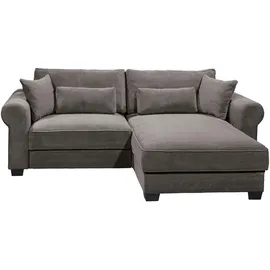 ed exciting design Eckcouch Polyester 2-Sitzer Braun