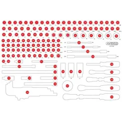 Leere Schaumstoffeinlage zu 811.0140