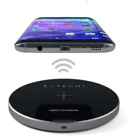 Satechi Wireless Qi Charging Pad space gray