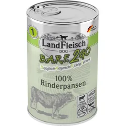 LandFleisch Hund B.A.R.F.2GO 100 % aus Rinderpansen 6 x 400g