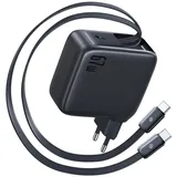 Baseus EnerCore CJ21 Charger Retractable 3C 67W EU Black