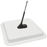 ATTB Antennentechnik Bad Blankenburg 3761.30 Kombiflex-D-Antenne GPS FM DAB+ Montageplatte für Wohnmobile/Caravan