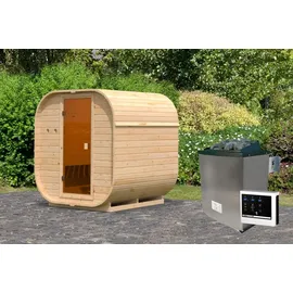 Karibu Quadro 1 inkl. 9 kW Ofen + int. Steuerung
