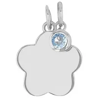 Amor Motivanhänger Silber 925, rhodiniert in Blau | Gr.: onesize