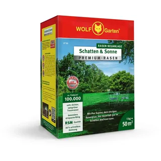 WOLF-Garten Premium-Rasen Schatten Sonne 1 kg
