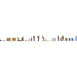 Figuren-Themenwelt Güterverladung Modell von Noch 1:87