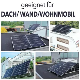 EnjoySolar Aluminium Halterung für Solarpanel bis 680mm 20° - 60° Neigung