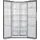 Respekta Side by Side Kühlschrank Gefrierkombi 505 L No Frost Inox Look 178 cm Respekta