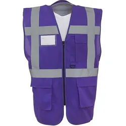 YOKO Multi-Functional Executive Waistcoat - purple - XXL