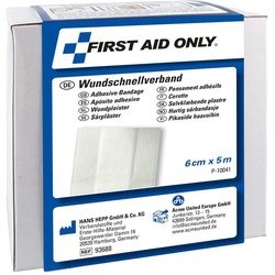 FIRST AID ONLY Pflaster 6 cm x 5 m weiß