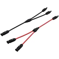 TRU Components Je 1x Parallel Solarsteckverbinder Stecker auf 2x