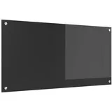 vidaXL Küchenrückwand Dunkelgrau 100 x 50 x 0,6 cm Gehärtetes Glas 42001248
